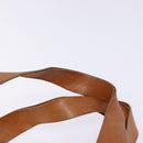 CELINE Macadam Canvas Hand Bag PVC Beige Gold Auth gh636-8