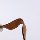 CELINE Macadam Canvas Hand Bag PVC Beige Gold Auth gh636-9