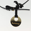 Burberrys Nova Check Shoulder Bag Canvas Leather Beige Gold Auth gh639-10