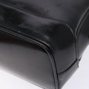 GUCCI Bamboo Shoulder Bag Patent leather Black Gold Auth gh652-16