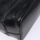 GUCCI Bamboo Shoulder Bag Patent leather Black Gold Auth gh652-17