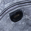 GUCCI Bamboo Shoulder Bag Patent leather Black Gold Auth gh652-19