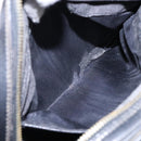 GUCCI Bamboo Shoulder Bag Patent leather Black Gold Auth gh652-22