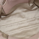 Miu Miu Matelasse Hand Bag Leather 2way Pink Silver Auth gh653-11