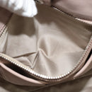 Miu Miu Matelasse Hand Bag Leather 2way Pink Silver Auth gh653-25