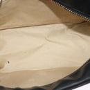 Chloe Shoulder Bag Leather Black Gold Auth gh654-18