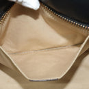 Chloe Shoulder Bag Leather Black Gold Auth gh654-21