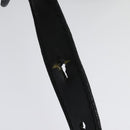 Chloe Shoulder Bag Leather Black Gold Auth gh654-9