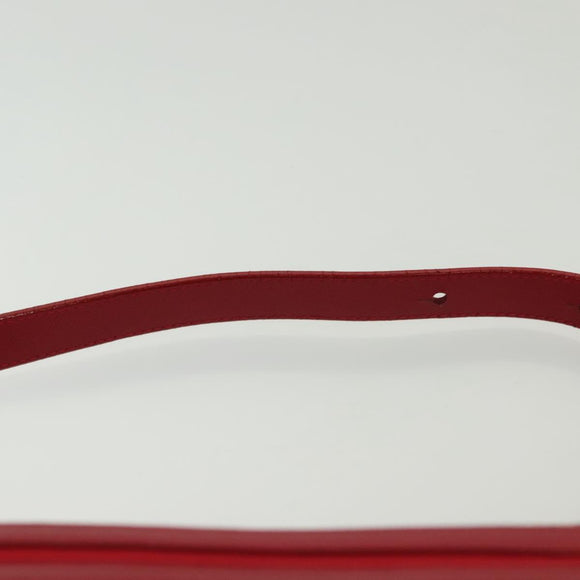 Burberrys Nova Check Shoulder Bag Canvas Leather Beige Red Auth gh659