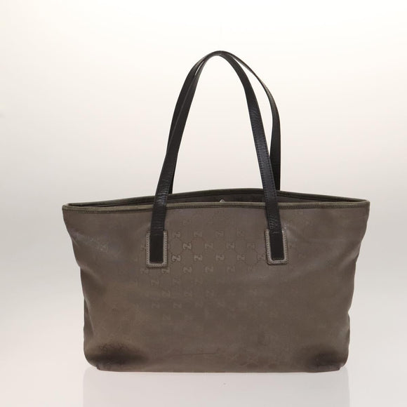 GUCCI GG Canvas Shoulder Bag 2Set Beige Silver Auth gh661