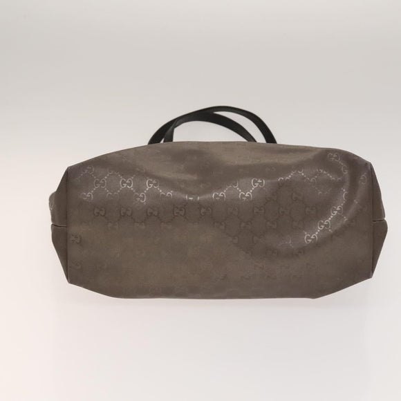 GUCCI GG Canvas Shoulder Bag 2Set Beige Silver Auth gh661