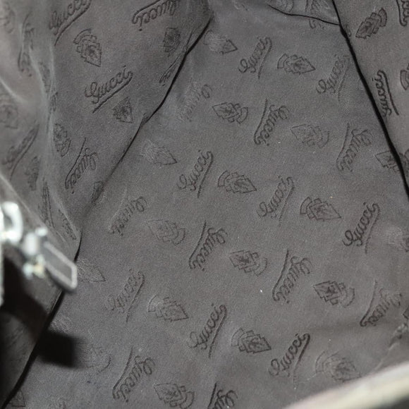 GUCCI GG Canvas Shoulder Bag 2Set Beige Silver Auth gh661