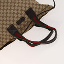 GUCCI GG Canvas Shoulder Bag 2 Set Beige Silver Auth gh661-5