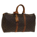 LOUIS VUITTON Monogram Keepall 45 Boston Bag Vintage M41428 LV Auth gh665-1