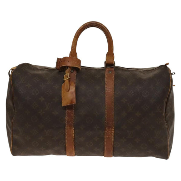 LOUIS VUITTON Monogram Keepall 45 Boston Bag Vintage M41428 LV Auth gh665