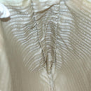 PRADA Tote Bag Nylon Beige Silver Auth gh666-18