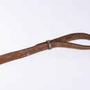 CELINE Macadam Canvas Shoulder Bag PVC Beige Gold Auth gh675-8