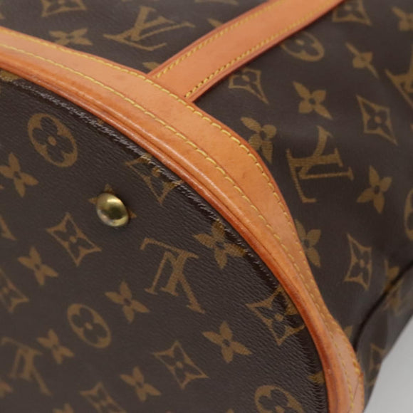 LOUIS VUITTON Monogram Bucket GM Shoulder Bag M42236 LV Auth gh678