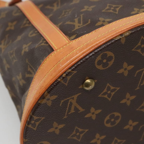 LOUIS VUITTON Monogram Bucket GM Shoulder Bag M42236 LV Auth gh678