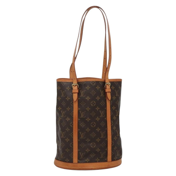 LOUIS VUITTON Monogram Bucket GM Shoulder Bag M42236 LV Auth gh678