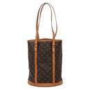 LOUIS VUITTON Monogram Bucket GM Shoulder Bag M42236 LV Auth gh678-3