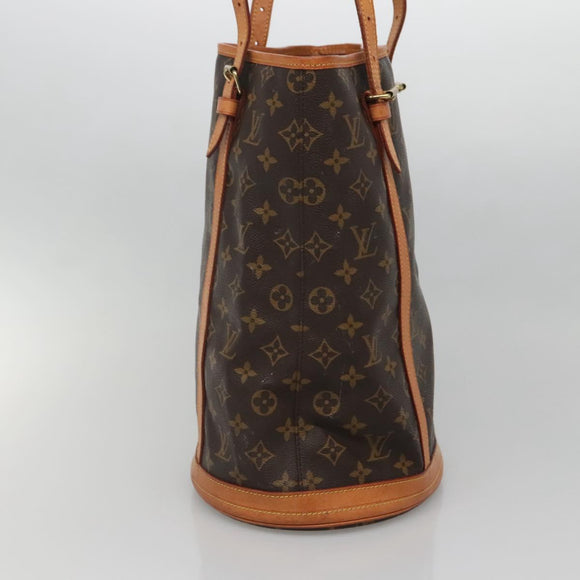 LOUIS VUITTON Monogram Bucket GM Shoulder Bag M42236 LV Auth gh678