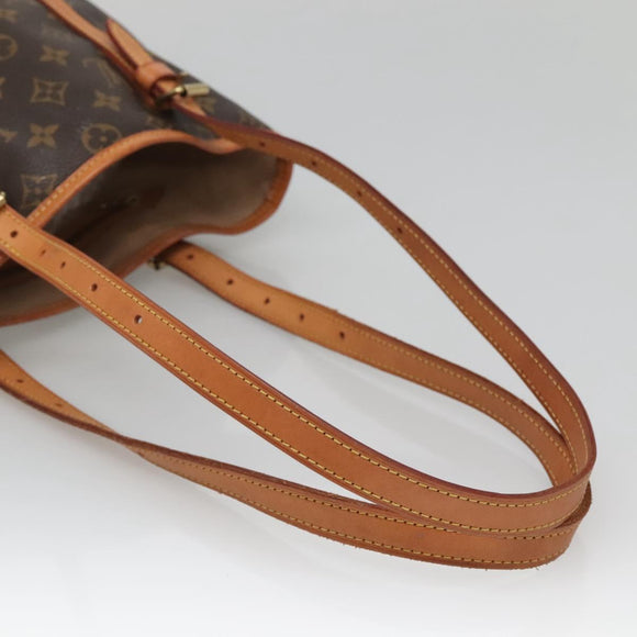 LOUIS VUITTON Monogram Bucket GM Shoulder Bag M42236 LV Auth gh678