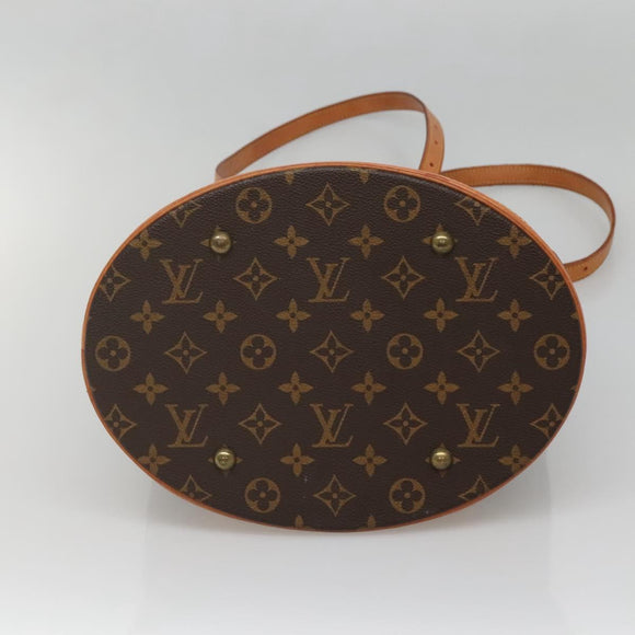 LOUIS VUITTON Monogram Bucket GM Shoulder Bag M42236 LV Auth gh678