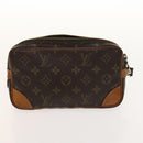 LOUIS VUITTON Monogram Pouch 2Set LV Auth gh679-11