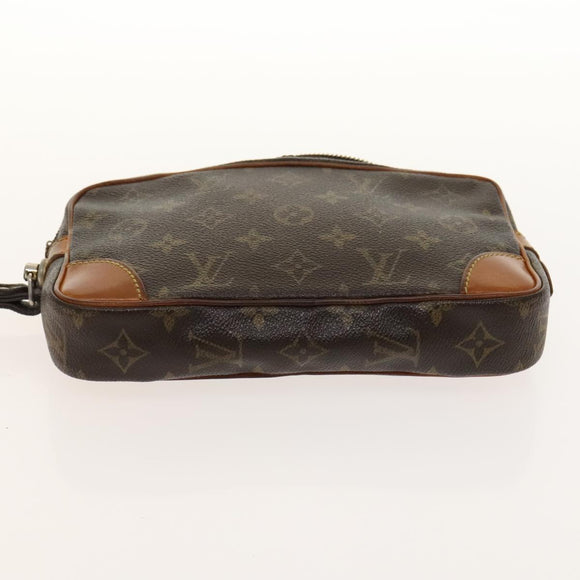 LOUIS VUITTON Monogram Pouch 2Set LV Auth gh679
