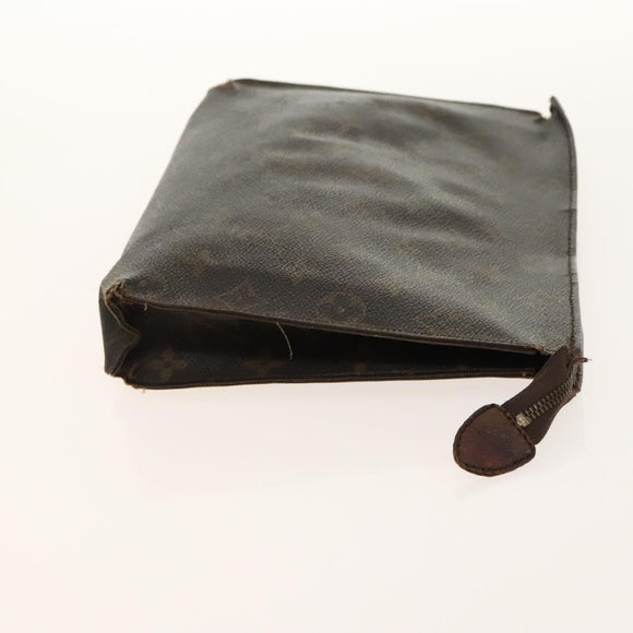 LOUIS VUITTON Monogram Pouch 2 Set LV Auth gh679