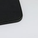 Christian Dior Honeycomb Canvas Chain Shoulder Bag PVC Black Gold Auth gh680-13