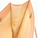 CHANEL Tote Bag Canvas Pink Gold CC Auth gh685-20