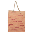 CHANEL Tote Bag Canvas Pink Gold CC Auth gh685-13