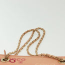 CHANEL Tote Bag Canvas Pink Gold CC Auth gh685-14