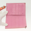 CHANEL COCO Mark Card Case Enamel Orange CC Auth gh686-9