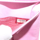 CHANEL COCO Mark Card Case Enamel Orange CC Auth gh686-11