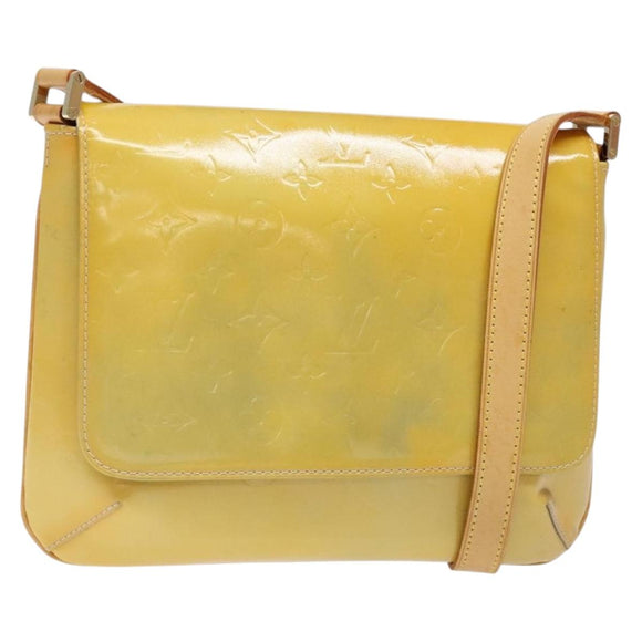 LOUIS VUITTON Monogram Vernis Thompson Street Bag Gris M91008 LV Auth gh689