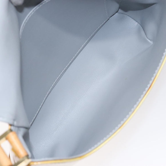 LOUIS VUITTON Monogram Vernis Thompson Street Bag Gris M91008 LV Auth gh689