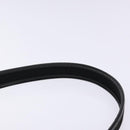 Salvatore Ferragamo Shoulder Bag Nylon Black Silver Auth gh692-8