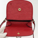 LOUIS VUITTON Epi Saint Cloud PM Shoulder Bag Red M52217 LV Auth gh693-10
