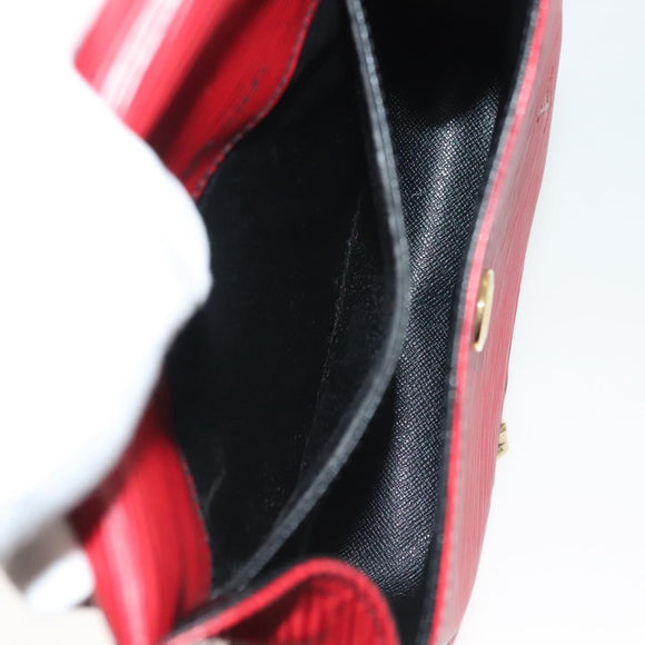 LOUIS VUITTON Epi Saint Cloud PM Shoulder Bag Red M52217 LV Auth gh693