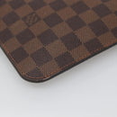 LOUIS VUITTON Damier Ebene Neverfull MM Pouch LV Auth gh698-11