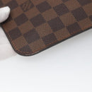 LOUIS VUITTON Damier Ebene Neverfull MM Pouch LV Auth gh698-13