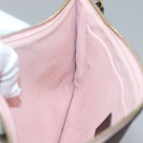 LOUIS VUITTON Damier Ebene Neverfull MM Pouch LV Auth gh698