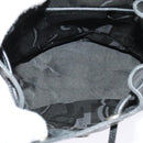 Salvatore Ferragamo Gancini Backpack Leather Black Silver Auth gh705-11