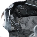 Salvatore Ferragamo Gancini Backpack Leather Black Silver Auth gh705-20