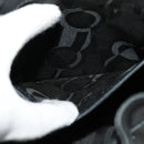 Salvatore Ferragamo Gancini Backpack Leather Black Silver Auth gh705-21