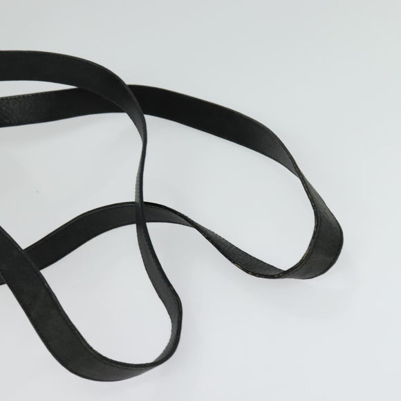 Salvatore Ferragamo Gancini Backpack Leather Black Silver Auth gh705