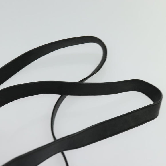 Salvatore Ferragamo Gancini Backpack Leather Black Silver Auth gh705